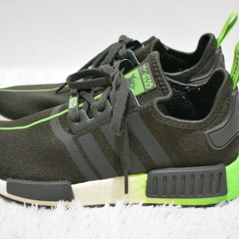 Adidas x Star Wars NMD R1 “Yoda” Black & Green Limited Edition - Men’s Size 6